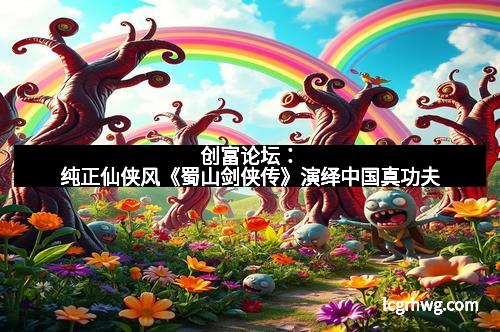 创富论坛:纯正仙侠风《蜀山剑侠传》演绎中国真功夫